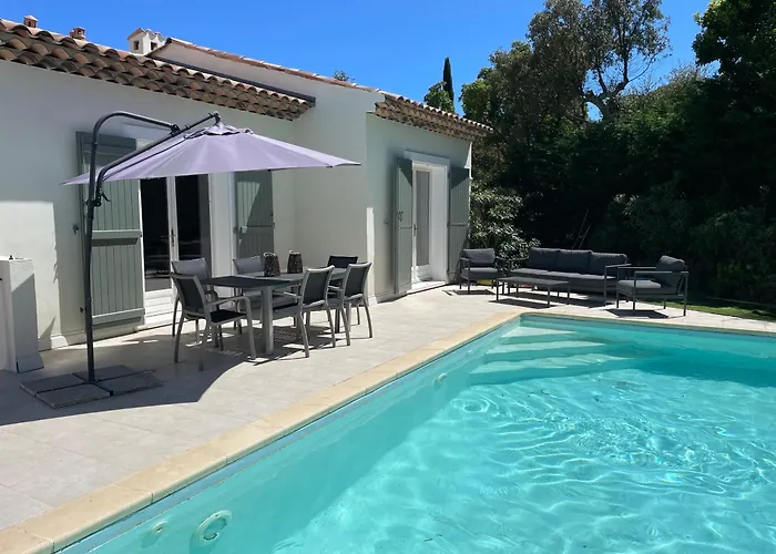 Villa Sainte Maxime 8 Personnes Piscine Privee Et Proche De La Mer